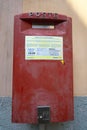 A mailbox or a postbox in Italy