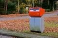 Mailbox on a street corner in Holland