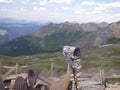 Mailbox on top of Imogene Pass Royalty Free Stock Photo