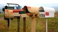 Mailboxes Royalty Free Stock Photo