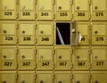 Mailboxes Royalty Free Stock Photo