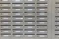 Post boxes of a house of apartments Royalty Free Stock Photo