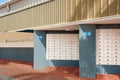 Mailboxes in Cayman Islands post office Royalty Free Stock Photo