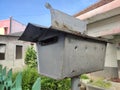 mailboxes located in front of the house which are generally no longer in use