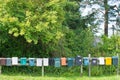 Mailboxes in a row Royalty Free Stock Photo