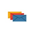 Mailing icon. Flat creative element from advertising icons collection. Colored mailing icon for templates, web design and software