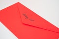 Mailing list red envelope Royalty Free Stock Photo