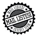 Mailing list stamp in turkish