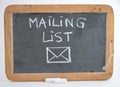 Mailinglist Royalty Free Stock Photo