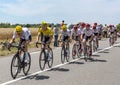 The Yellow Jersey - Tour de France 2017 Royalty Free Stock Photo