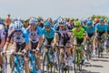 The Peloton - Tour de France 2017 Royalty Free Stock Photo