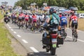 The Peloton - Tour de France 2017 Royalty Free Stock Photo