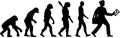 Mailman evolution vector Royalty Free Stock Photo