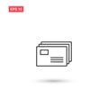 Mails icon vector design isolated