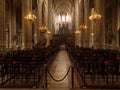 Main aisle of the Cathedral, magnificent architecture