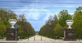 main alley of the Grand garden in Dresden