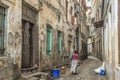 Main alley way, Stone Town, Zanzibar Royalty Free Stock Photo