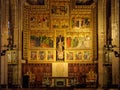 Main altar of the Cathedral - Leon Royalty Free Stock Photo
