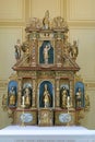 Main altar in the chapel of Saints Fabian and Sebastian in Slani Potok, Croatia