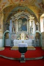 Main altar in church Annunciation in Klanjec, Croatia