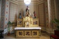 Main altar in the church of Saint Matthew in Stitar, Croatia Royalty Free Stock Photo