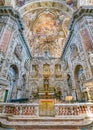 Main altar in the Church of Santa Caterina in Palermo. Sicily, southern Italy.