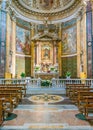 Main altar in the Church of Santa Maria ai Monti, in Rome, Italy.