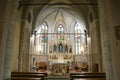 Main altar in Holy Trinity Church in Donja Stubica, Croatia