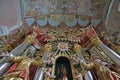 Main altar in parish Church of Our Lady of snow in Kamensko, Croatia Royalty Free Stock Photo