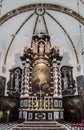 Main Altar of Saint Anna Church in Bruges, Belgium.