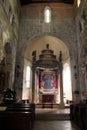 Main altar in Saint Mark Church in Korcula, Croatia Royalty Free Stock Photo