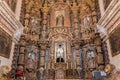 Main altar of San Xavier Del Bac Mission, Tucson Arizona. Royalty Free Stock Photo
