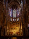 Main altar in the semicircular apse - Leon Royalty Free Stock Photo