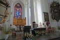 Main altar of St Mary`s Church Royalty Free Stock Photo