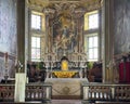 Main Altar of the 11th century Romanesque church of St. Vincent in Gravedona on Lake Como.