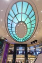 Main Atrium ceiling of the P&O liner Ventura.