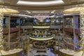 Main Atrium on the Promenade deck on MS Regal Princess