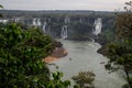 The main attraction of Brazil and Argentina is the famous Iguazu Falls among the lush green jungle. Huge streams of water fall to