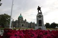 The main attraction of Vancouver is the British Columbia Parliament Building Royalty Free Stock Photo