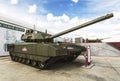 The main battle tank T-14 `Armata` at the exhibition of the International military-technical forum