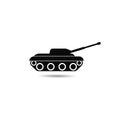 main battle tanks icon logo vector icon illustration