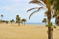 main beach of Carboneras in the Cabo de Gata-Nijar Natural Park, in Spain