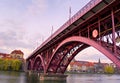 Main bridge, Maribor, Slovenia Royalty Free Stock Photo