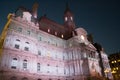 City Hall in Montreal at Night Scene. Quebec, Canada. Royalty Free Stock Photo