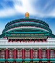 The main building of the Great Hall of the People in Chongqing, China Royalty Free Stock Photo