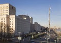 Main Building of the Ministry of Defence of the Russian Federation Minoboron. Moscow, Russia