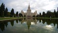 The main building of Moscow State University , Russia