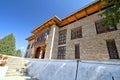 Main Building of National Museum of Bhutan at Paro, the old capital of Bhutan. Royalty Free Stock Photo