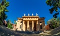 Main building of Orto Botanico di Palermo Royalty Free Stock Photo