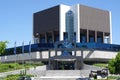 The main building of the Silesian Library in Katowice Royalty Free Stock Photo